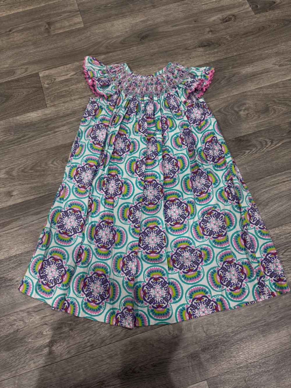 Banana Split Smocked Dress
